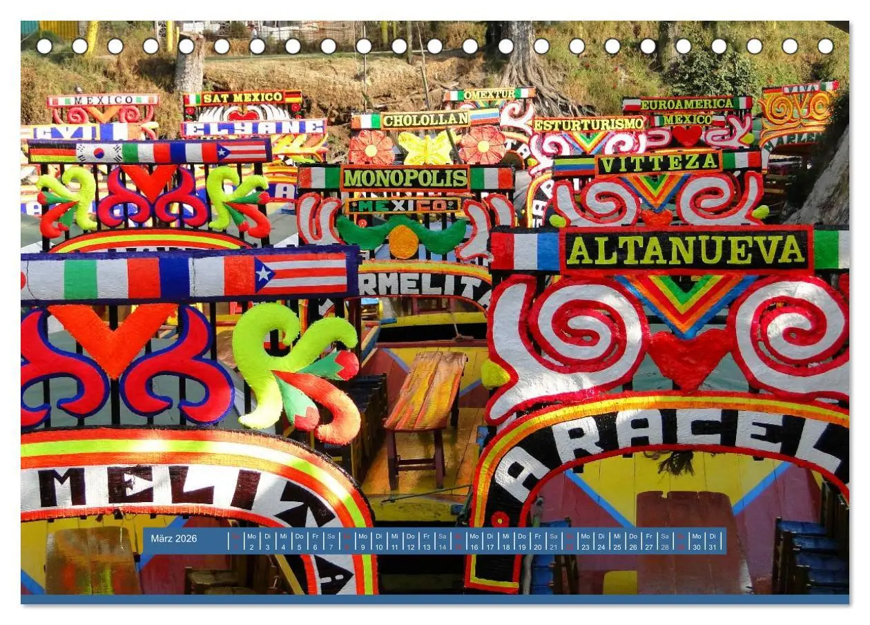Bild: 9783516160079 | Mexiko - Land der Farben (Tischkalender 2026 DIN A5 quer), CALVENDO...