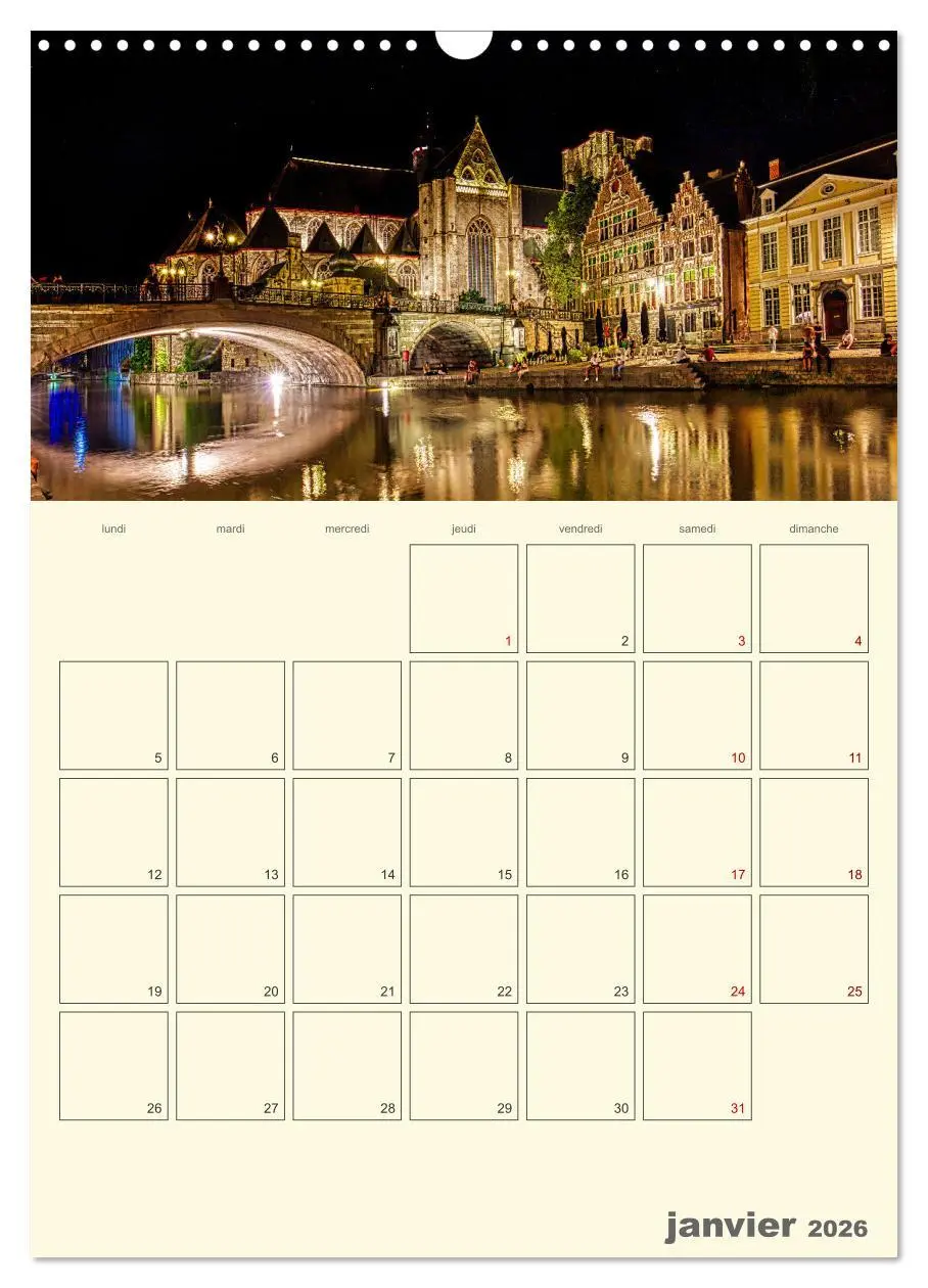 Bild: 9783516540079 | Comté belge de Flandre (Calendrier mural 2026 DIN A3 horizontal),...