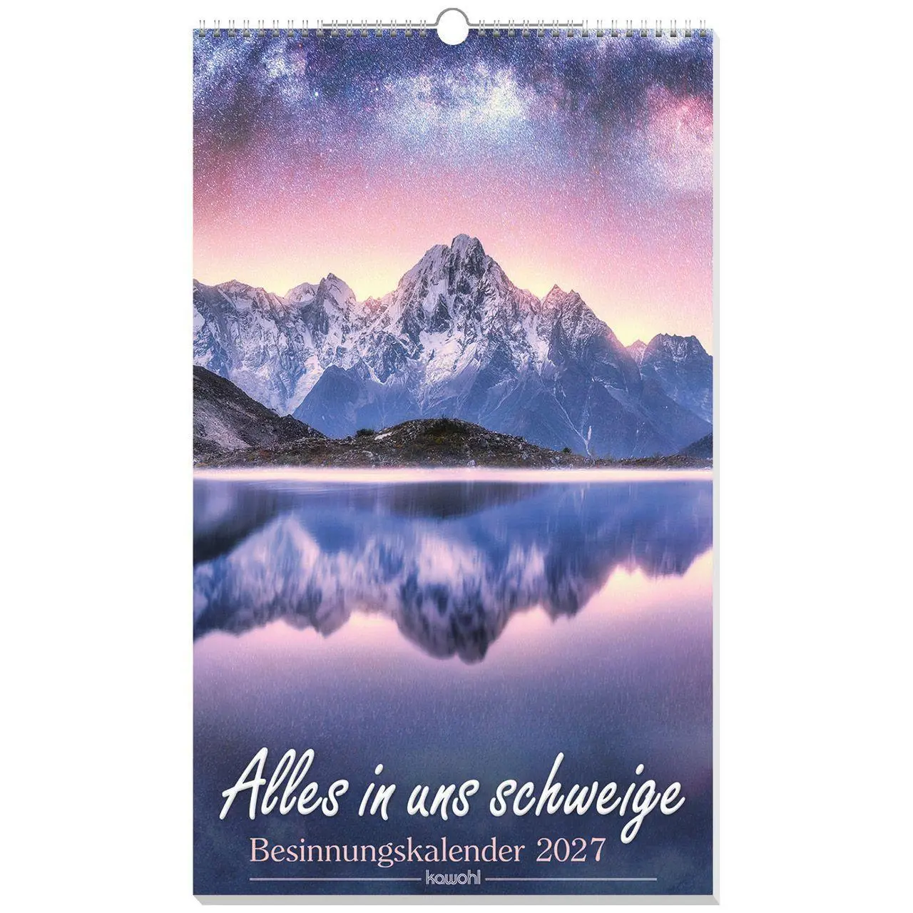 Cover: 9783754830079 | Alles in uns schweige 2027 | Besinnungskalender | Kalender | 14 S.