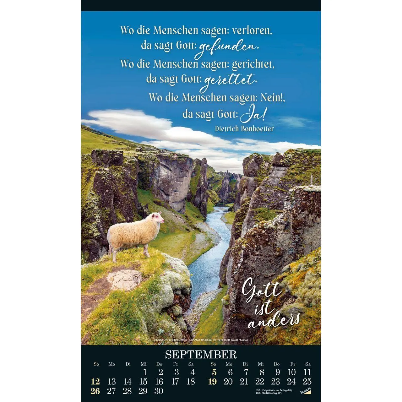 Bild: 9783754830079 | Alles in uns schweige 2027 | Besinnungskalender | Kalender | 14 S.