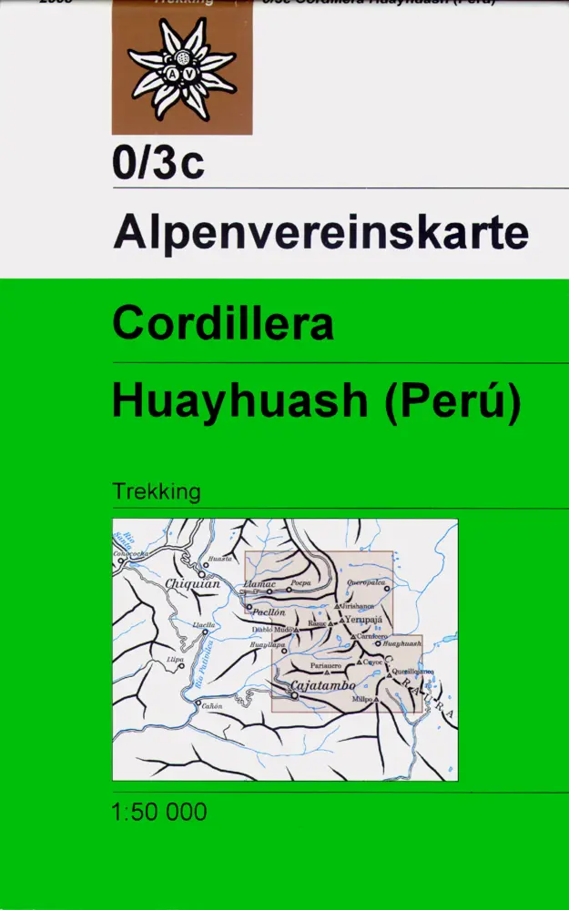 Cover: 9783937530079 | Cordillera Huayhuash | Trekkingkarte 1:50000 | (Land-)Karte | Gefalzt