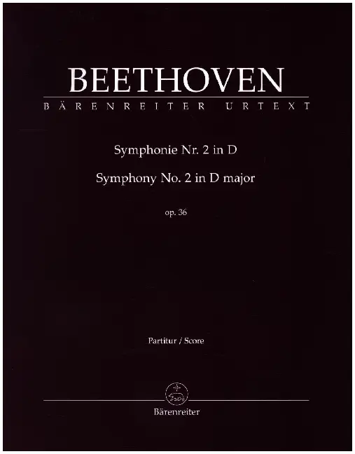 Cover: 9790006500079 | Symphonie Nr. 2 D-Dur op. 36, Partitur | Partitur, Urtextausgabe | VI