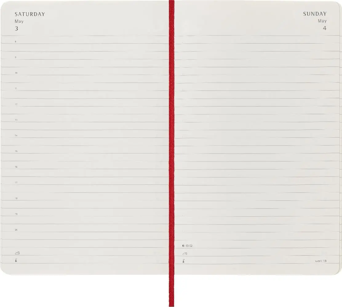 Bild: 8056999270179 | Moleskine 12 Monate Tageskalender 2025, Large/A5 | Buch | 400 S.