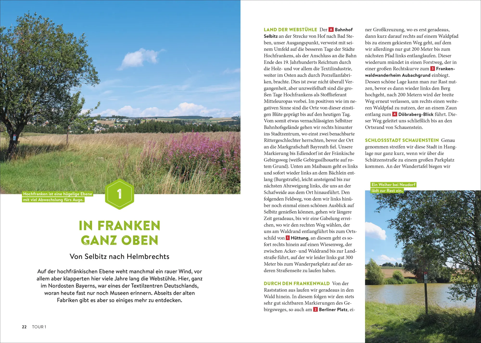 Bild: 9783734330179 | Wandergeheimtipps Franken | 30 ursprüngliche Wege | Benedikt Grimmler
