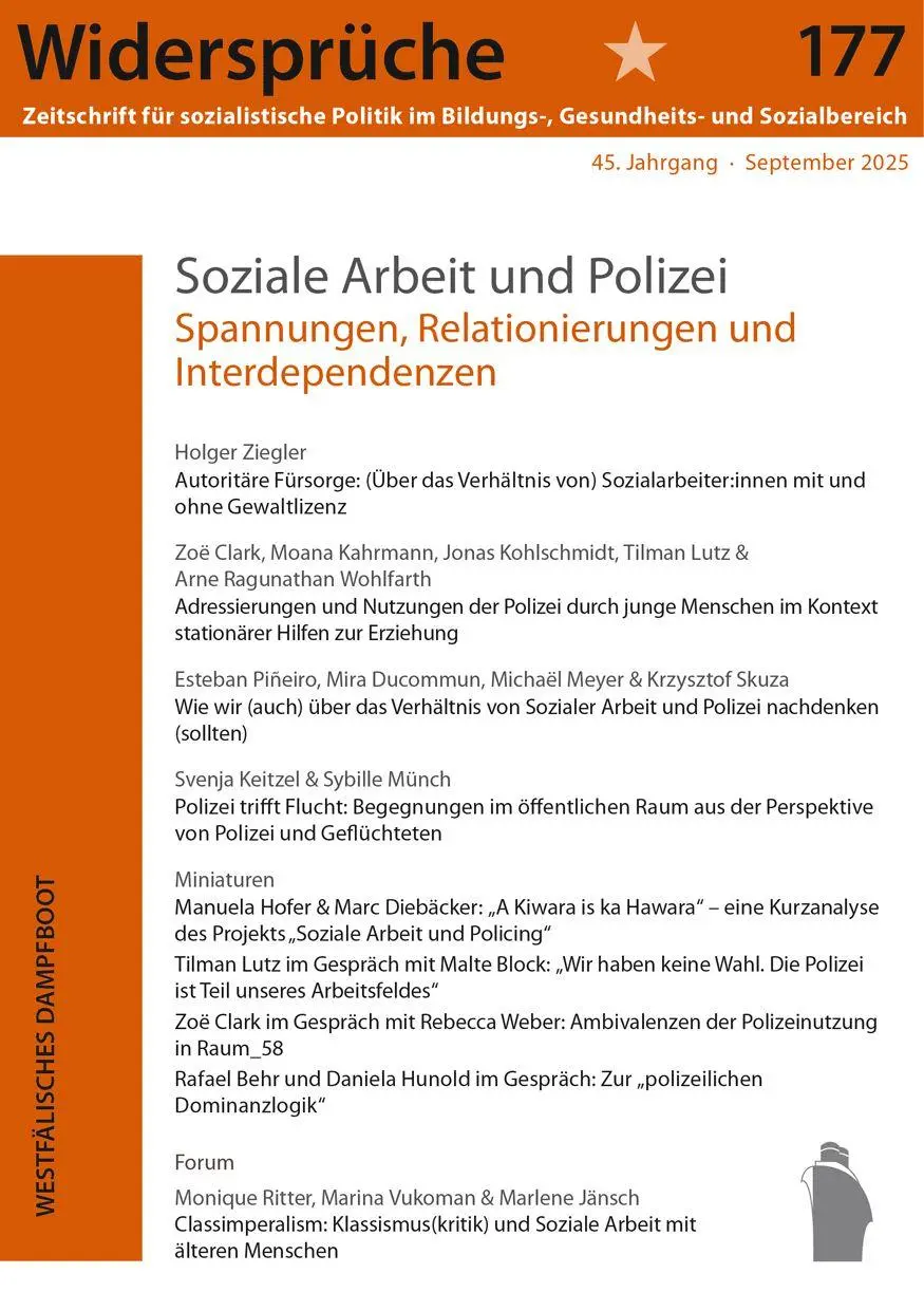 Cover: 9783986340179 | Soziale Arbeit und Polizei | Taschenbuch | 128 S. | Deutsch | 2025