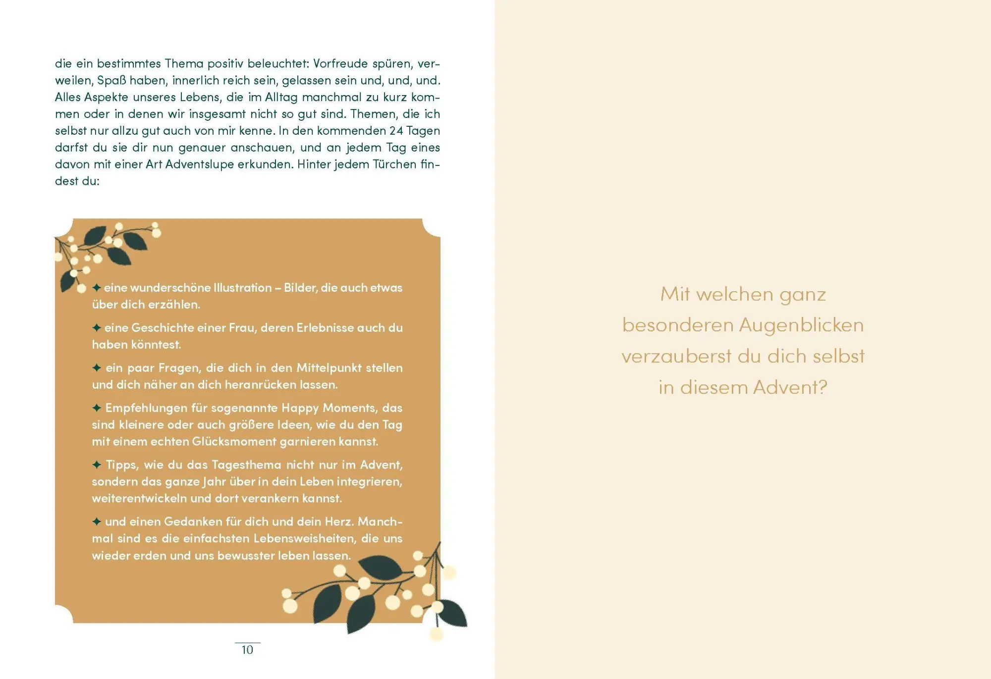Bild: 9783989620179 | Dein Advent - 24 Glücksmomente nur für dich | Tanja Köhler | Buch