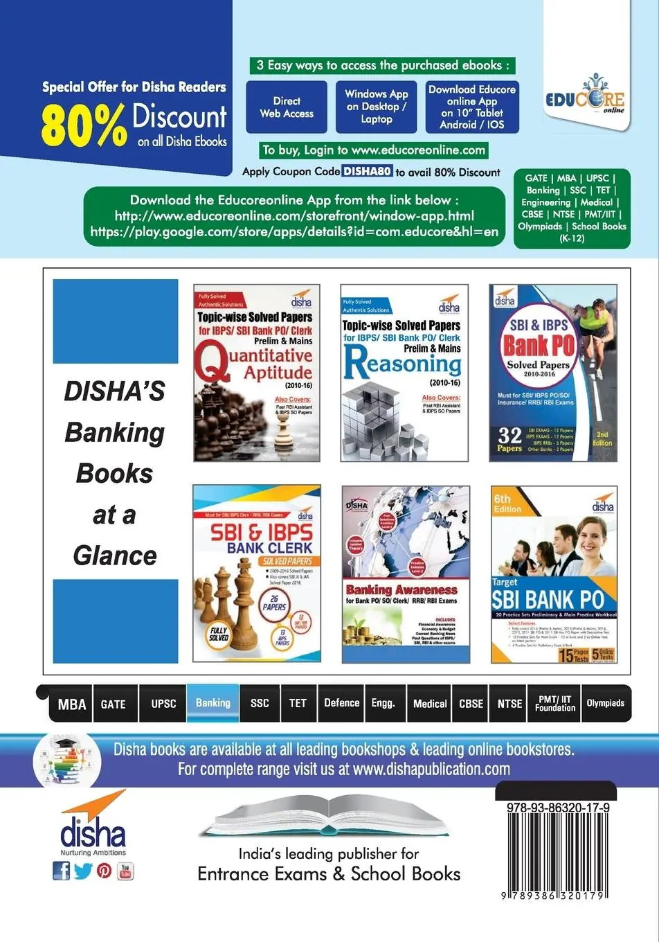 Rückseite: 9789386320179 | Computer Knowledge for SBI/ IBPS Clerk/ PO/ RRB/ RBI/ SSC/...