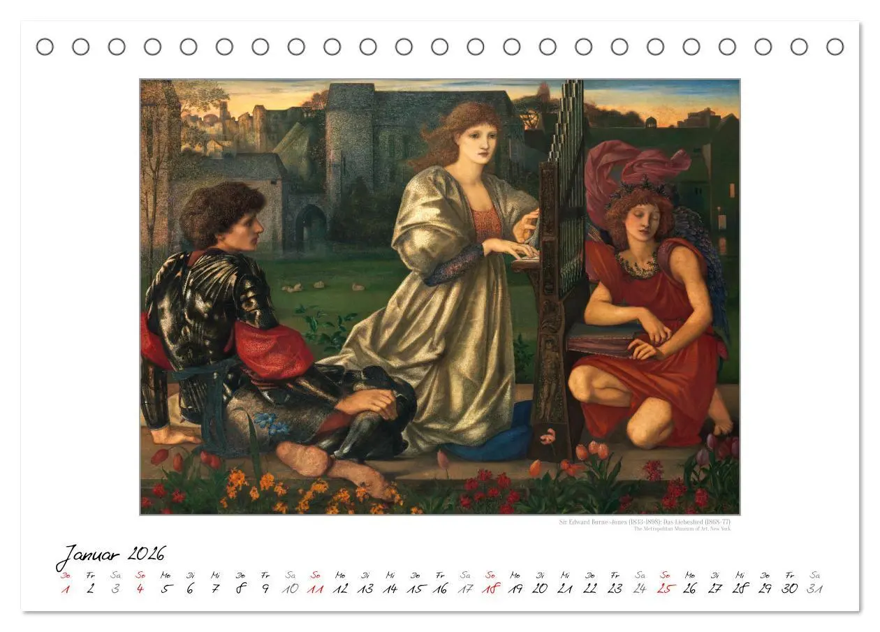 Bild: 9783457290279 | KlangFarben - Musik im Bild Kunstkalender (Tischkalender 2026 DIN...