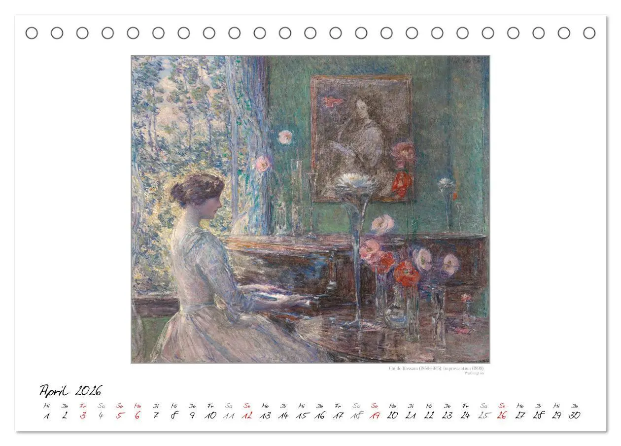 Bild: 9783457290279 | KlangFarben - Musik im Bild Kunstkalender (Tischkalender 2026 DIN...
