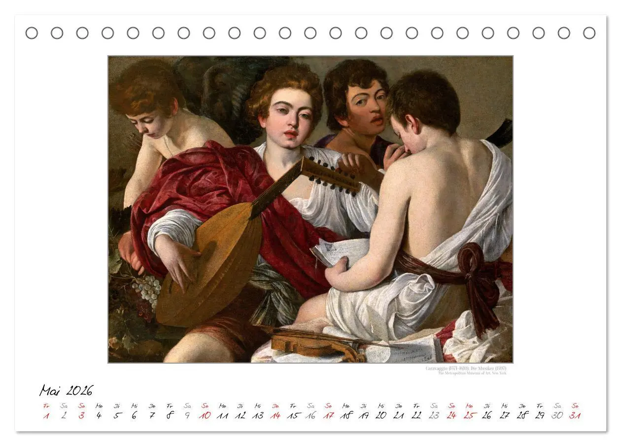 Bild: 9783457290279 | KlangFarben - Musik im Bild Kunstkalender (Tischkalender 2026 DIN...