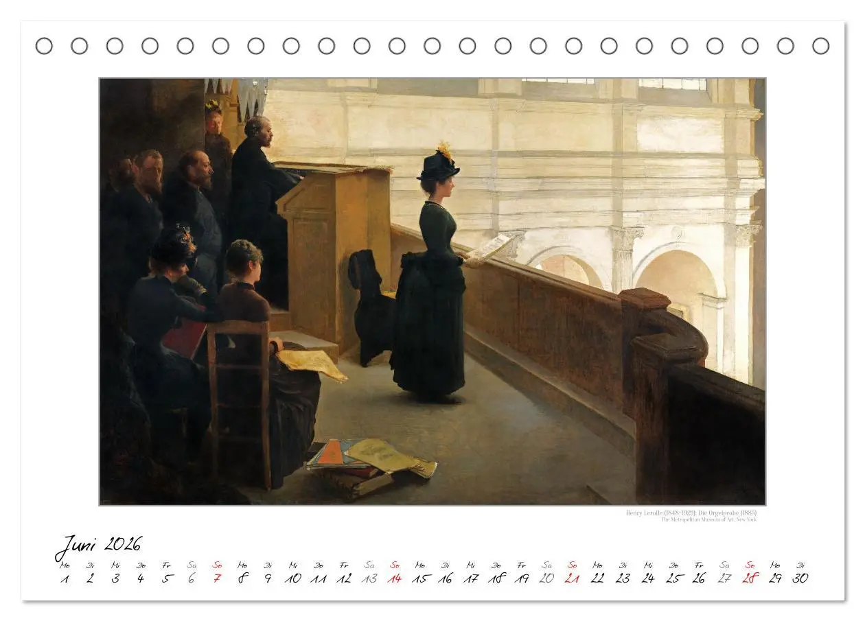 Bild: 9783457290279 | KlangFarben - Musik im Bild Kunstkalender (Tischkalender 2026 DIN...