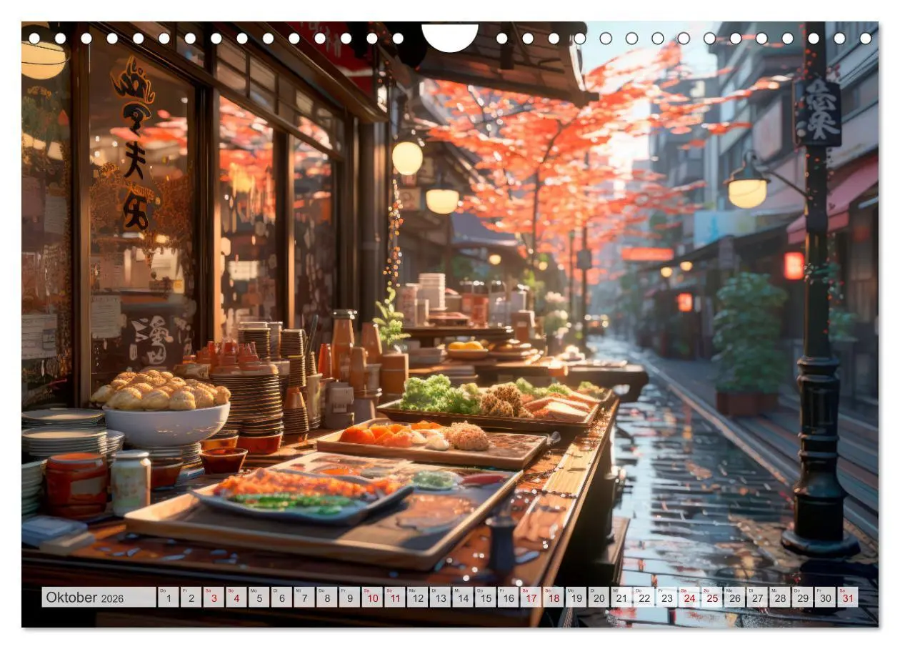Bild: 9783457360279 | STREET FOOD Genuss International (Wandkalender 2026 DIN A4 quer),...
