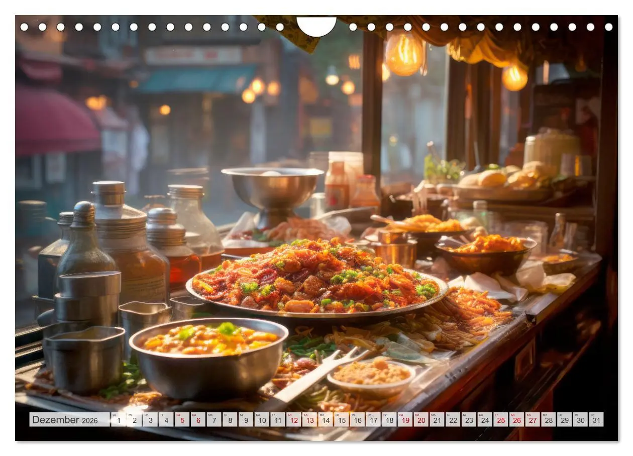 Bild: 9783457360279 | STREET FOOD Genuss International (Wandkalender 2026 DIN A4 quer),...