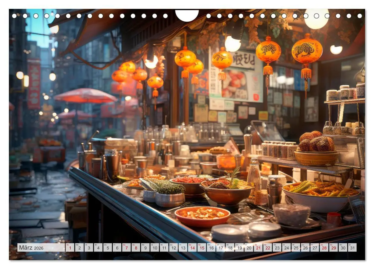 Bild: 9783457360279 | STREET FOOD Genuss International (Wandkalender 2026 DIN A4 quer),...