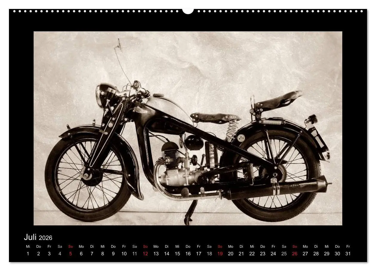 Bild: 9783516140279 | Motorrad Oldtimer aus Österreich (hochwertiger Premium Wandkalender...
