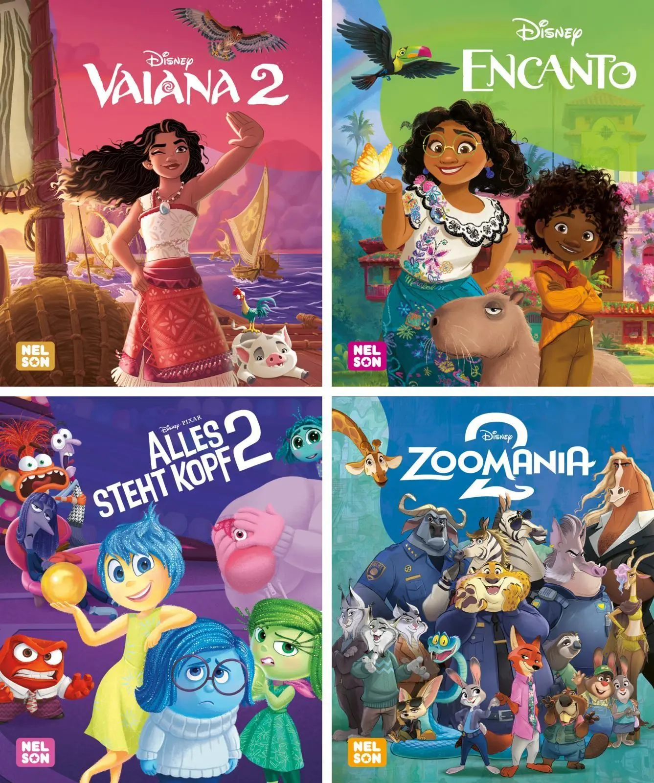 Cover: 9783845130279 | Nelson Mini-Bücher: 4er Disney Mini-Bücher zum Film 1-4 | Box | 20 S.