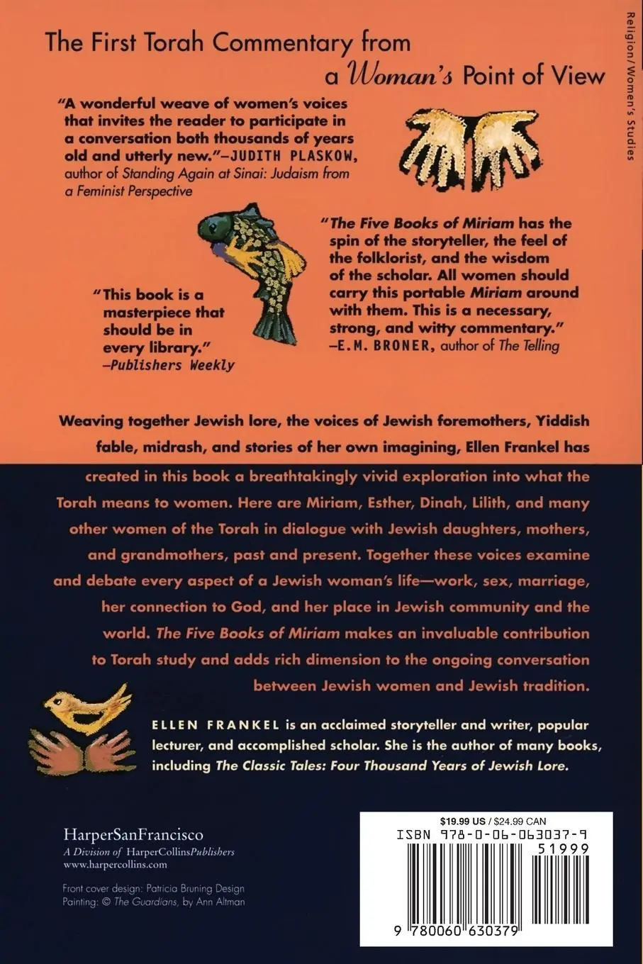 Rückseite: 9780060630379 | Five Books of Miriam | A Woman's Commentary on the Torah | Frankel