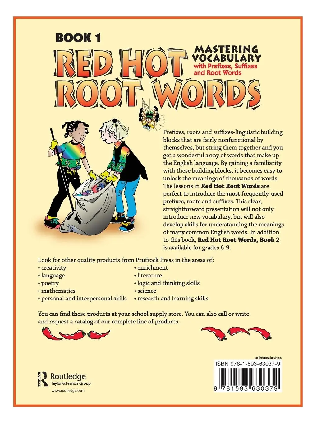 Rückseite: 9781593630379 | Red Hot Root Words | Dianne Draze | Taschenbuch | Englisch | 2005
