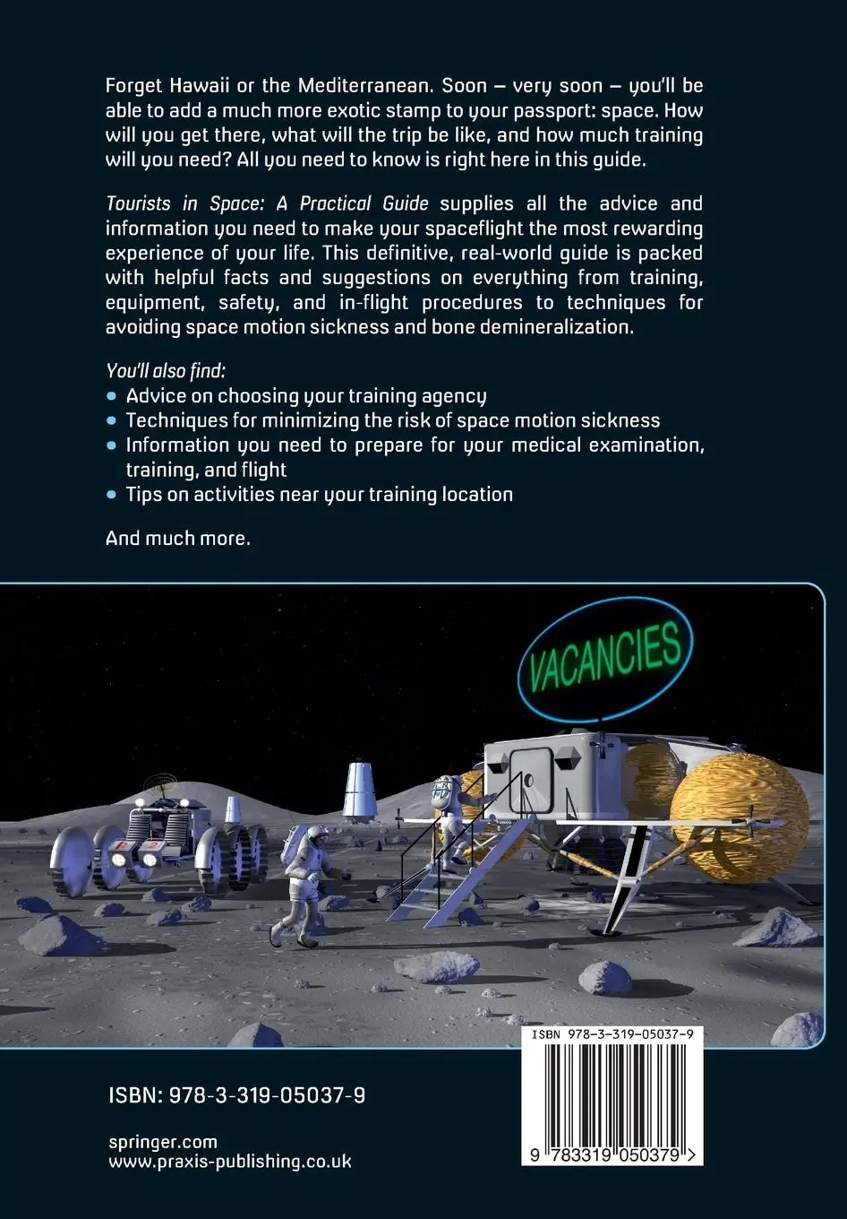 Rückseite: 9783319050379 | Tourists in Space | A Practical Guide | Erik Seedhouse | Taschenbuch