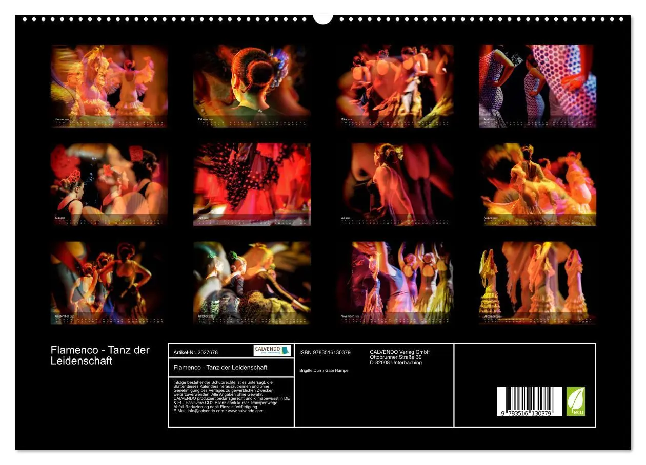 Bild: 9783516130379 | Flamenco - Tanz der Leidenschaft (hochwertiger Premium Wandkalender...