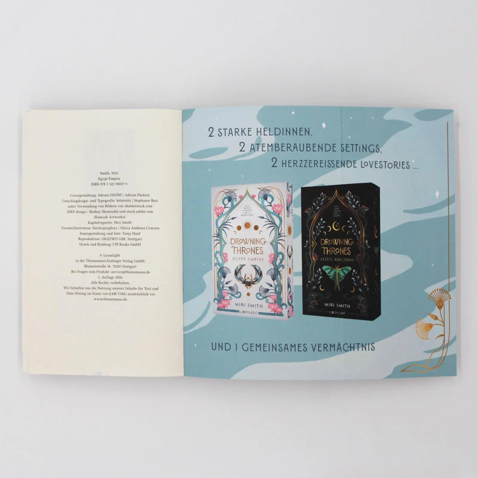 Bild: 9783522900379 | Drowning Thrones 1: Egypt Empire | Miri Smith | Taschenbuch | 448 S.