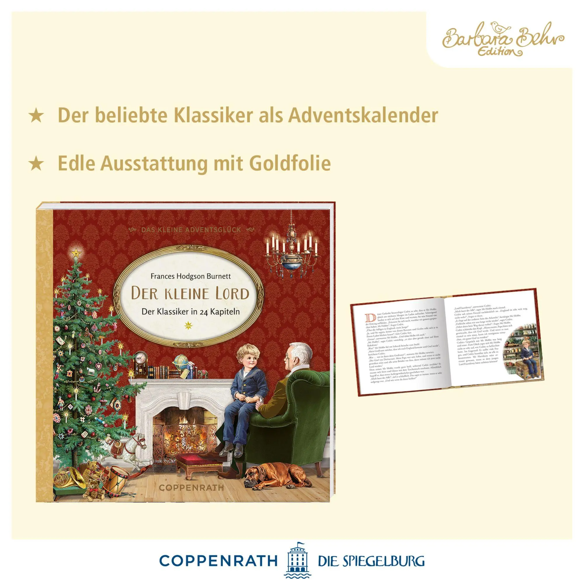 Bild: 9783649650379 | Das kleine Adventsglück - Der kleine Lord | Kalender | 96 S. | Deutsch