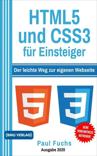 Cover: 9783966450379 | HTML5 und CSS3 für Einsteiger | Der leichte Weg zur eigenen Webseite Cover: 9783966450379 | HTML5 und CSS3 für Einsteiger | Der leichte Weg zur eigenen Webseite