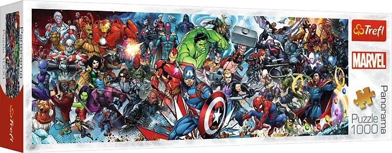 Cover: 5900511290479 | Puzzle 1000 Panorama Marvel Universum | Spiel | Kartonage | 29047