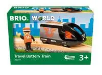 Cover: 7312350360479 | BRIO World - 36047 Orange-schwarzer Reisezug Batteriebetriebener...