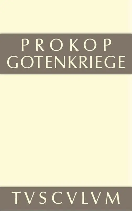 Cover: 9783110360479 | Gotenkriege | Griechisch-Deutsch | Prokop | Buch | 2 Bücher | Deutsch