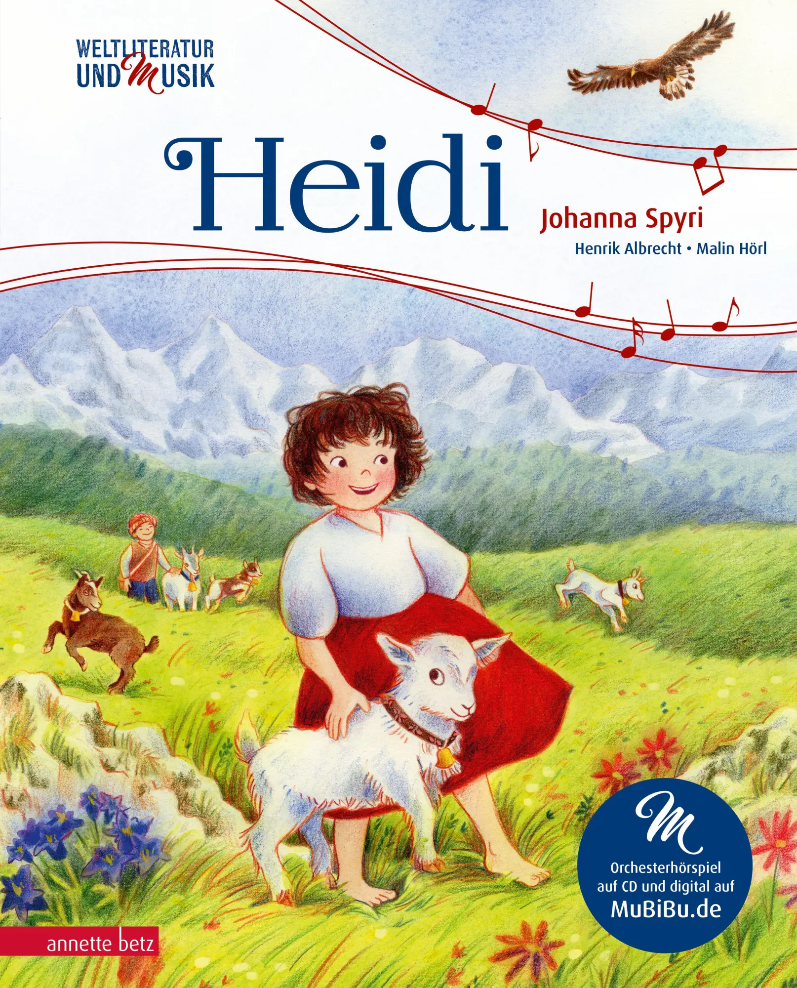 Cover: 9783219120479 | Heidi (Weltliteratur und Musik mit CD und zum Streamen, Bd.) | Buch