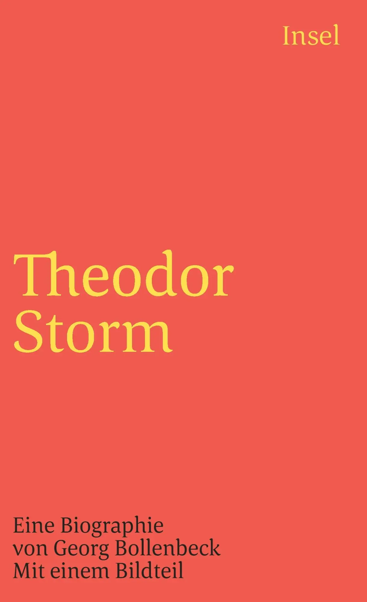 Cover: 9783458330479 | Theodor Storm | Eine Biographie. Mit einem Bildteil | Georg Bollenbeck