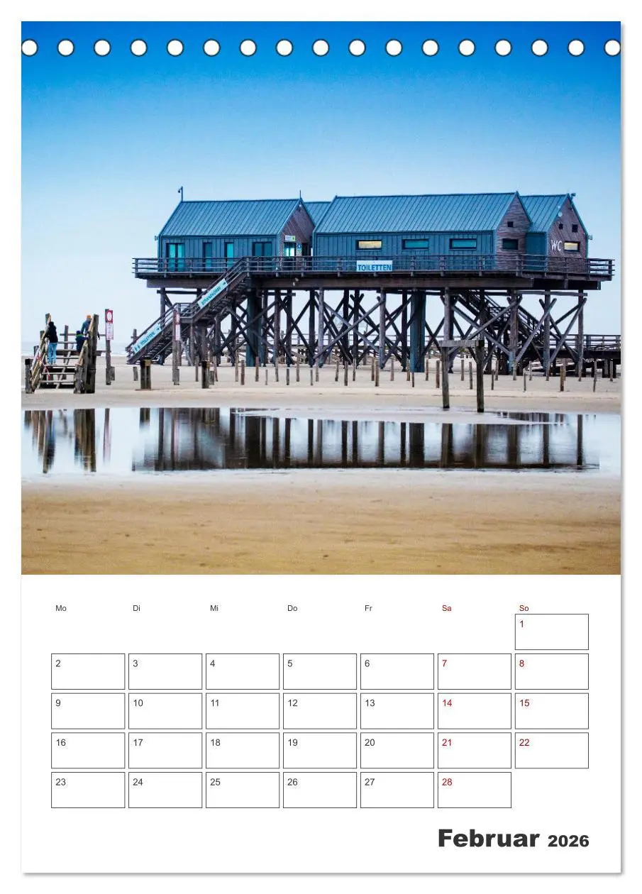 Bild: 9783516360479 | Sankt Peter-Ording Sonne, Strand und Meer (Tischkalender 2026 DIN...