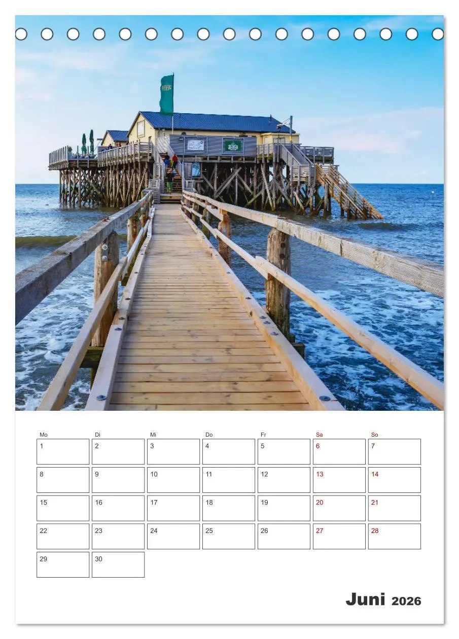 Bild: 9783516360479 | Sankt Peter-Ording Sonne, Strand und Meer (Tischkalender 2026 DIN...