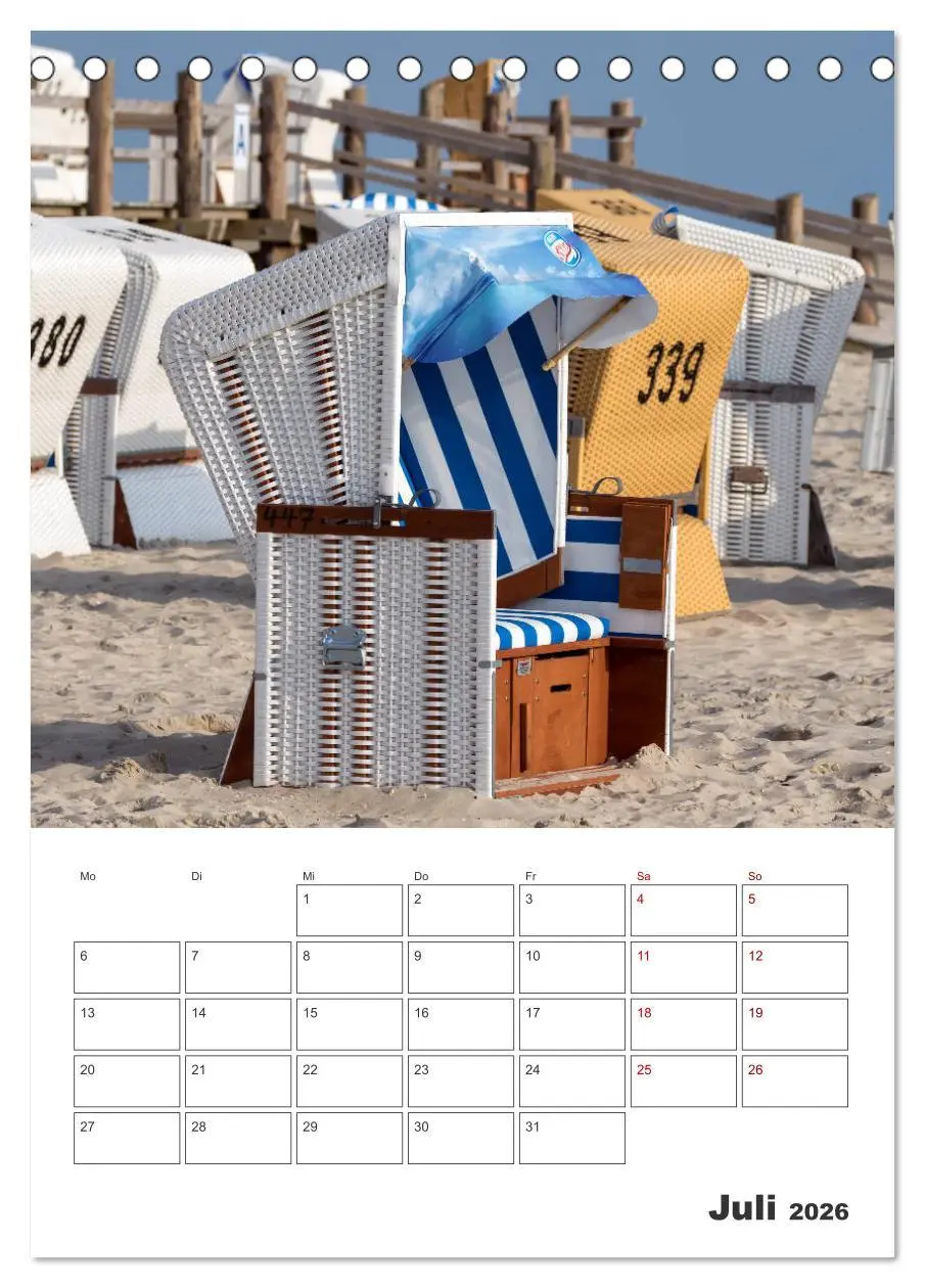 Bild: 9783516360479 | Sankt Peter-Ording Sonne, Strand und Meer (Tischkalender 2026 DIN...