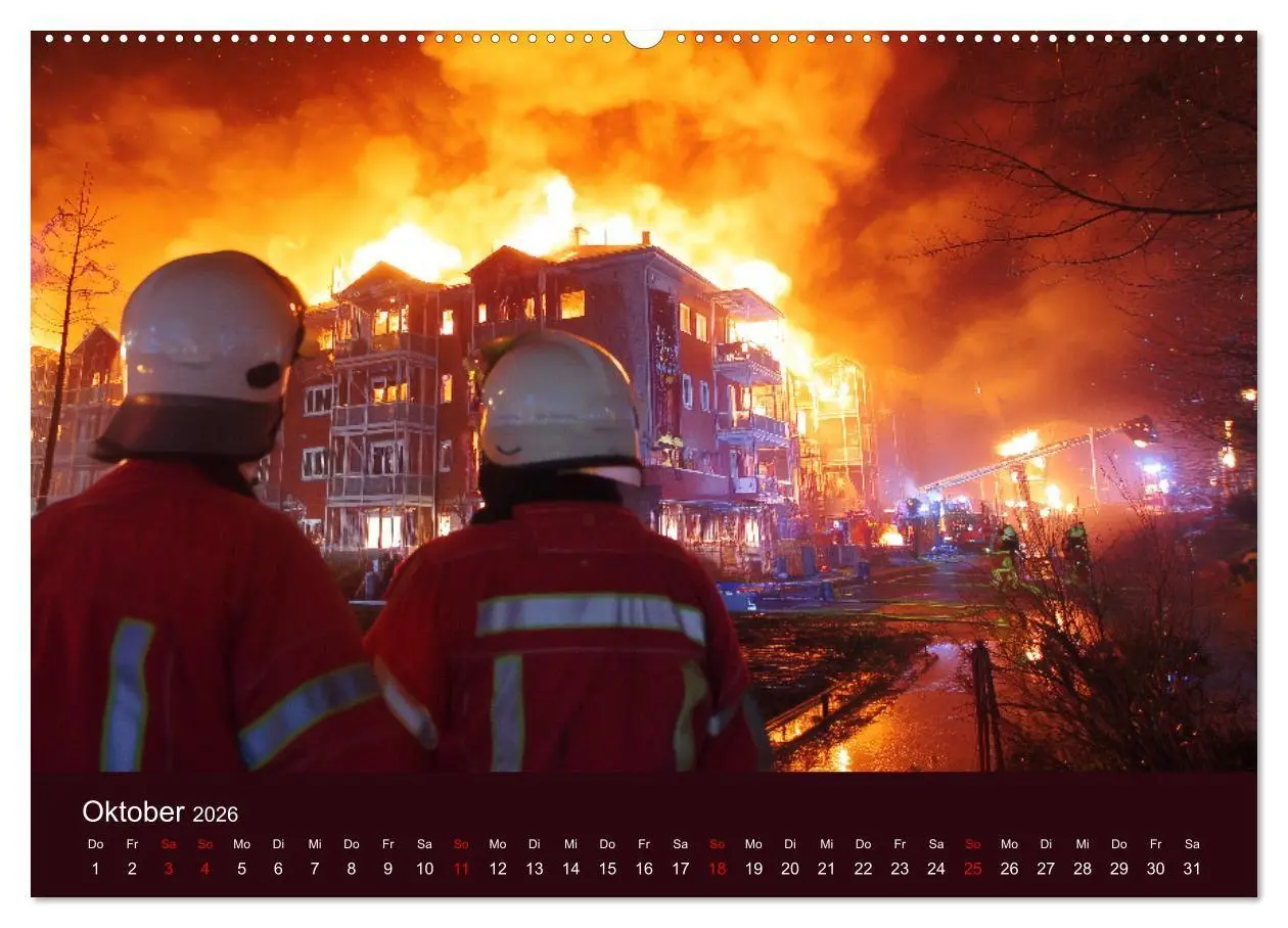 Bild: 9783516670479 | Feuer und Flamme - Feuerwehrkalender (Wandkalender 2026 DIN A2...
