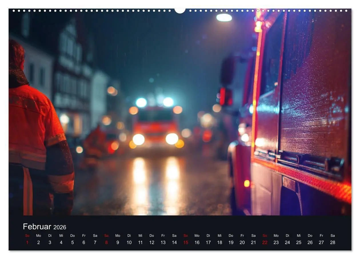Bild: 9783516670479 | Feuer und Flamme - Feuerwehrkalender (Wandkalender 2026 DIN A2...