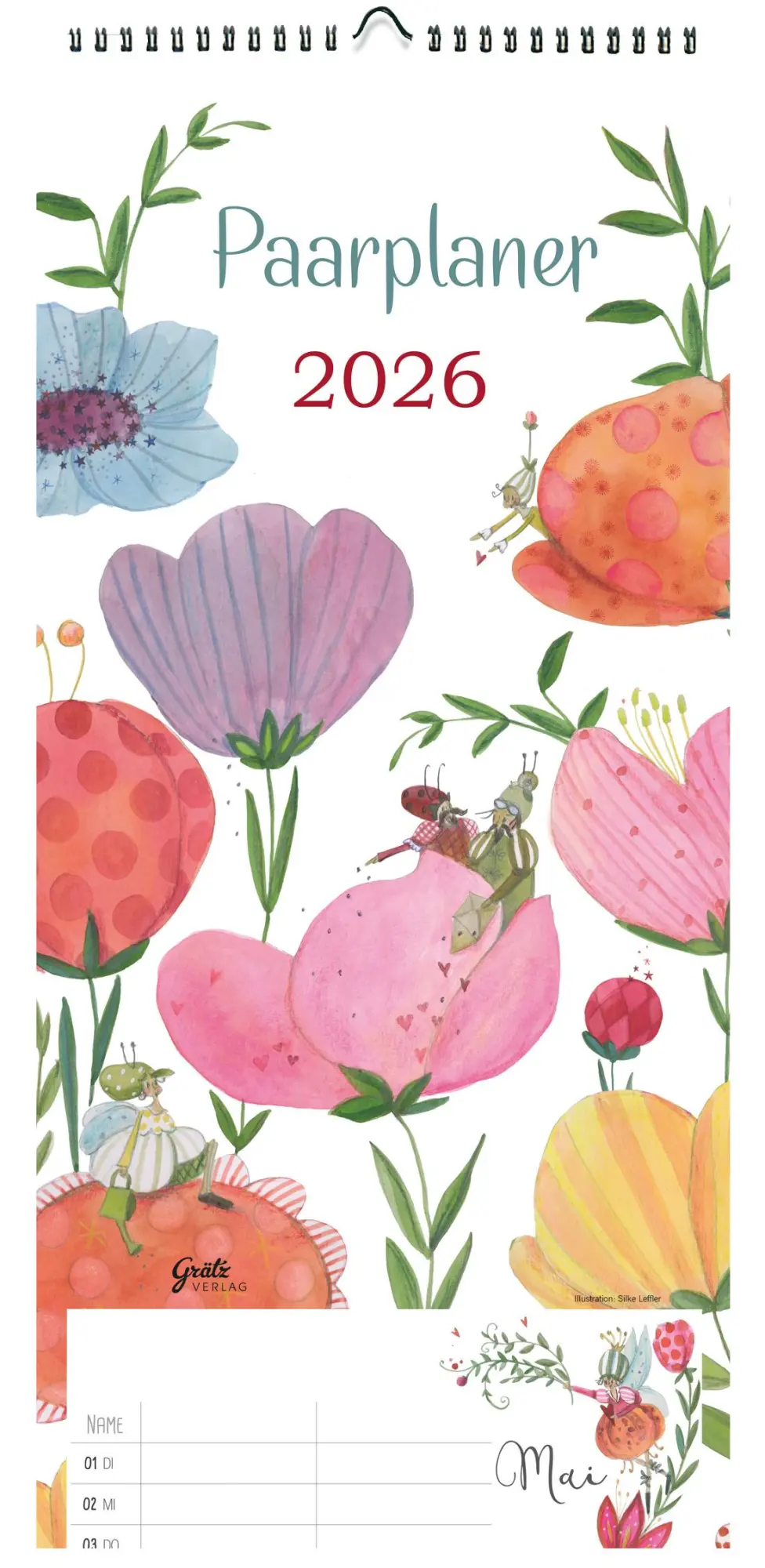 Cover: 9783911060479 | Paarplaner Blumen 2025 | Tropical Paradise | Silke Leffler | Kalender