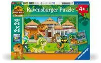 Cover: 4005555010579 | Kinderpuzzle 2x24 Teile - Jurassic Park - Leben in der Wildnis | Spiel