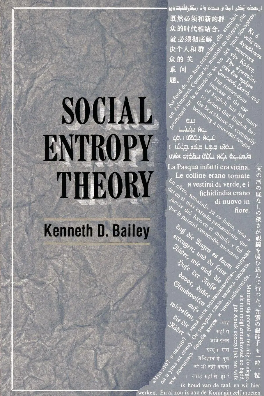 Cover: 9780791400579 | Social Entropy Theory | Kenneth D. Bailey | Taschenbuch | Englisch