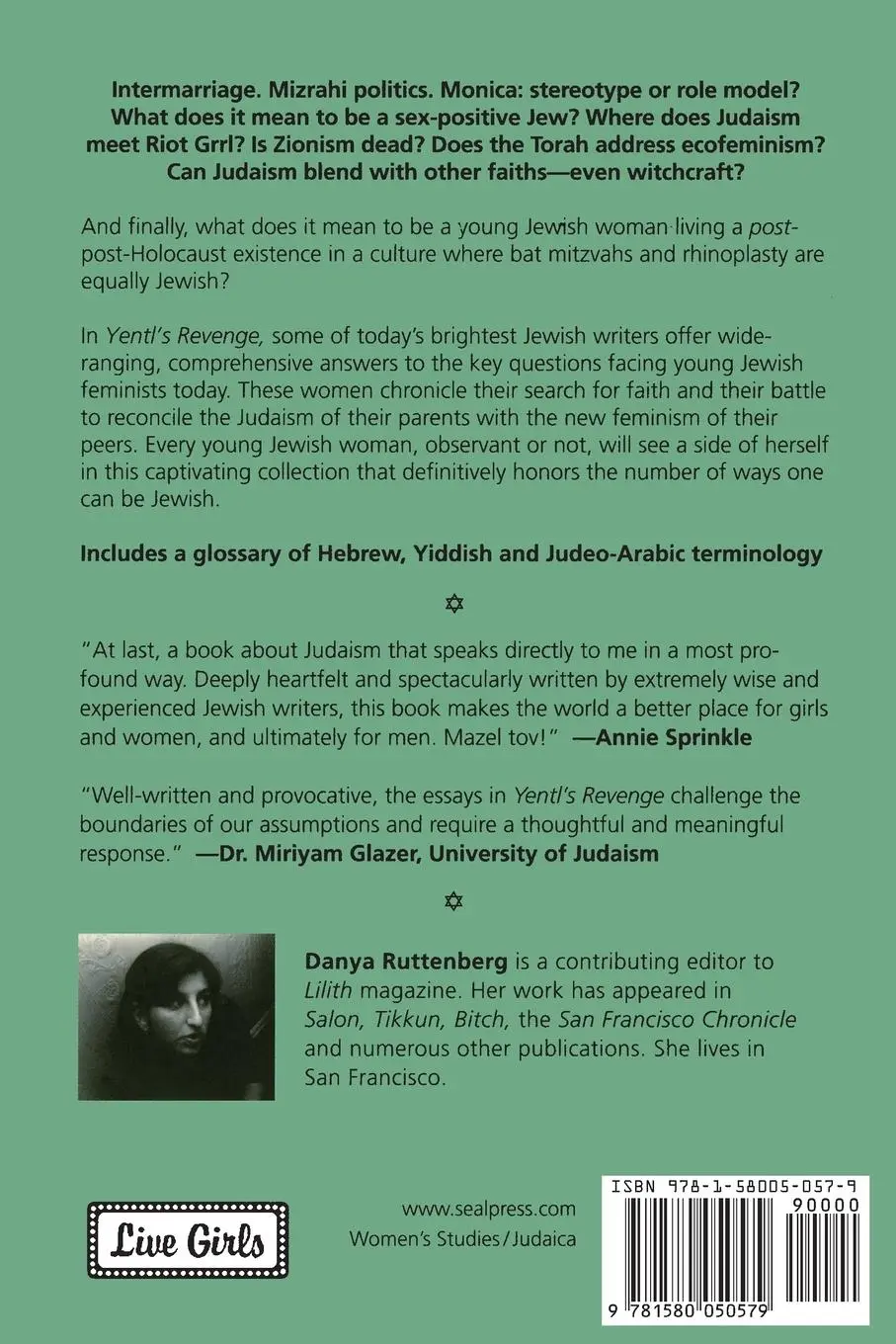 Rückseite: 9781580050579 | Yentl's Revenge | The Next Wave of Jewish Feminism | Taschenbuch