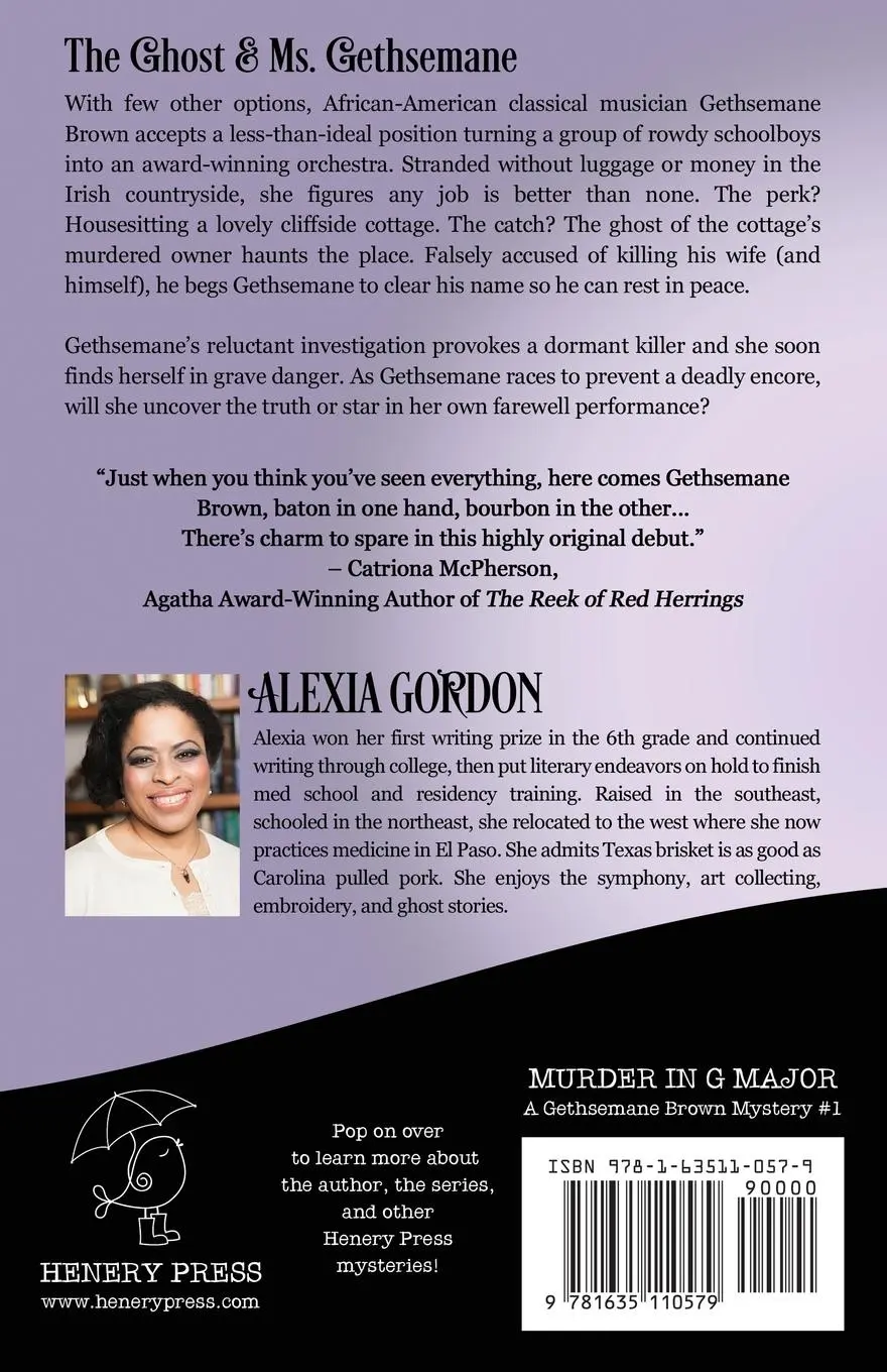 Rückseite: 9781635110579 | MURDER IN G MAJOR | Alexia Gordon | Taschenbuch | Englisch | 2016
