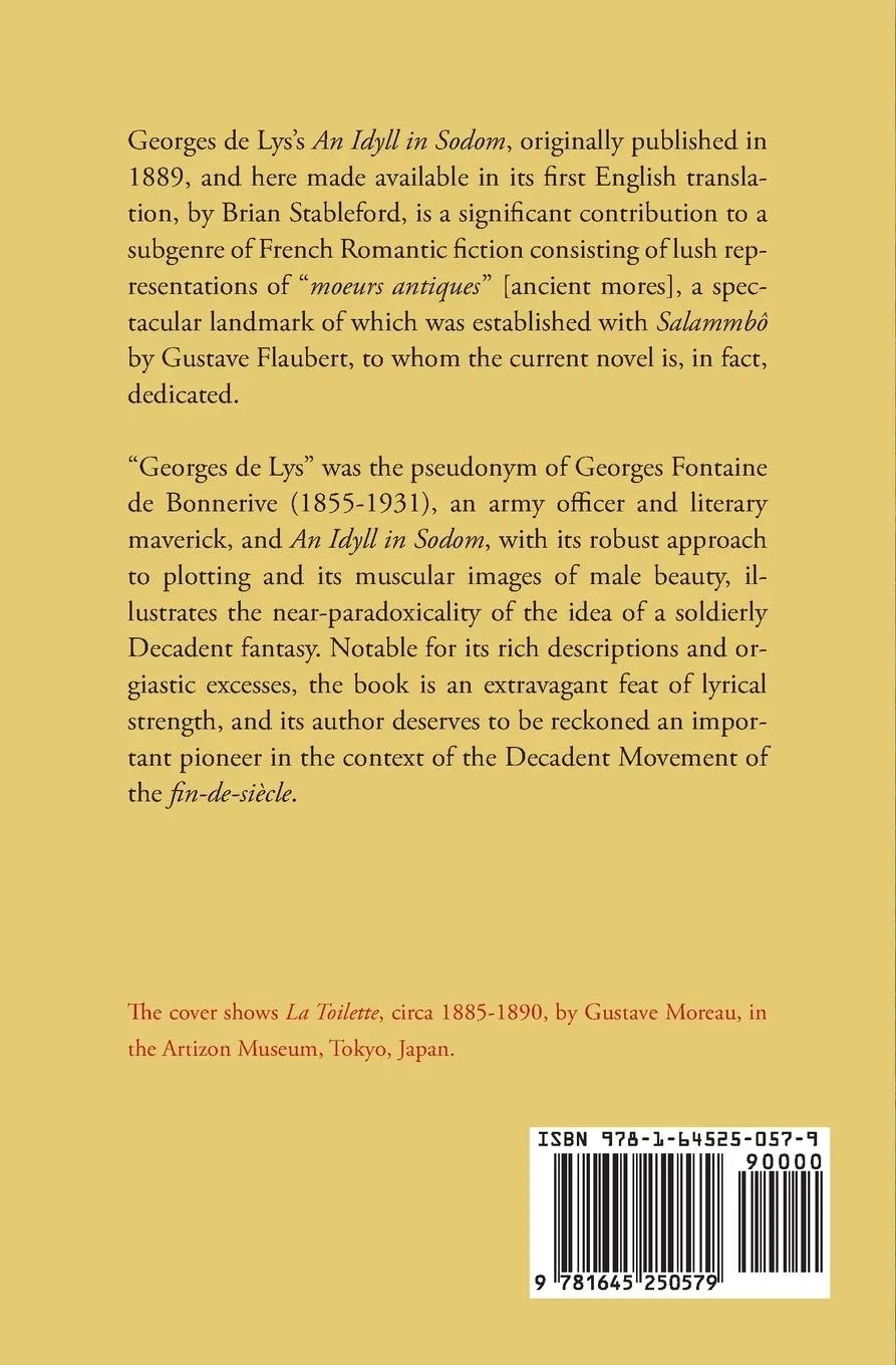 Rückseite: 9781645250579 | An Idyll in Sodom | Georges de Lys | Taschenbuch | Englisch | 2021