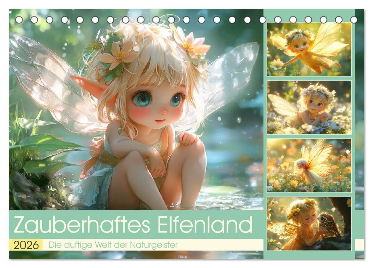 Cover: 9783457330579 | Zauberhaftes Elfenland. Die duftige Welt der Naturgeister...