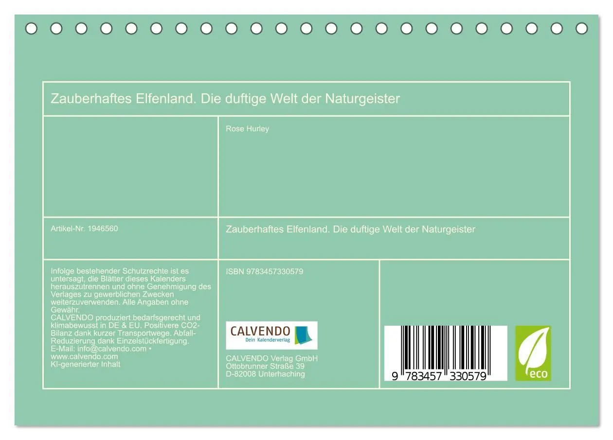 Bild: 9783457330579 | Zauberhaftes Elfenland. Die duftige Welt der Naturgeister...