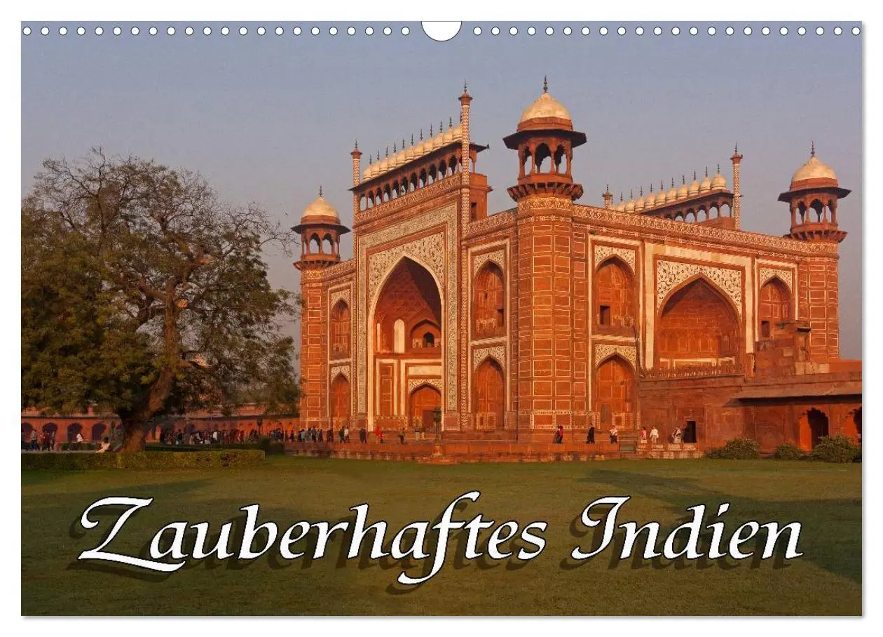 Cover: 9783516110579 | Zauberhaftes Indien (Wandkalender 2026 DIN A3 quer), CALVENDO...