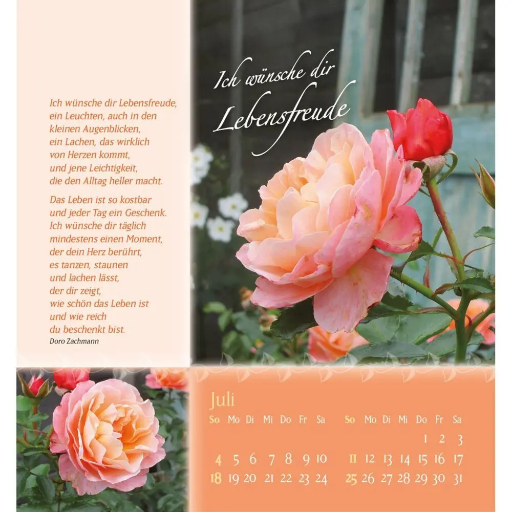 Bild: 9783754880579 | Rosenduft mit besten Wünschen 2027 | Doro Zachmann | Kalender | 14 S.