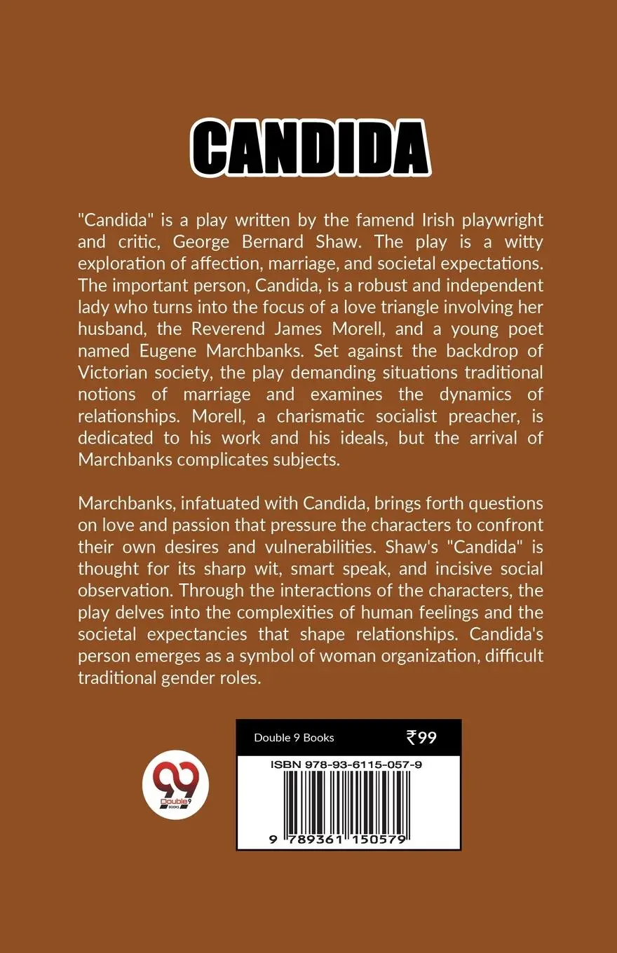 Rückseite: 9789361150579 | Candida | Bernard Shaw | Taschenbuch | Englisch | 2024 | Double9 Books