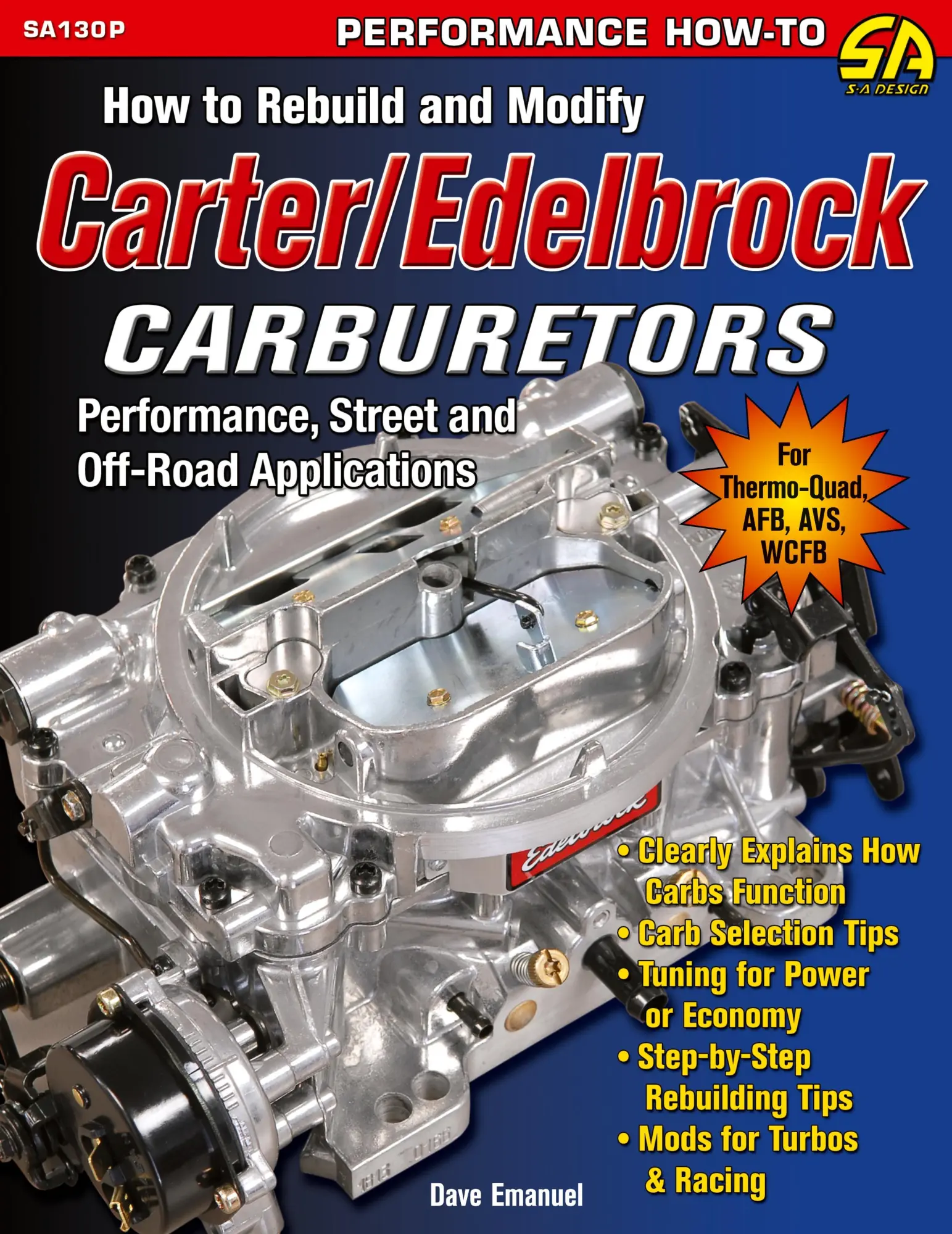 Cover: 9781613250679 | How to Rebuild and Modify Carter/Edelbrock Carburetors | Dave Emanuel