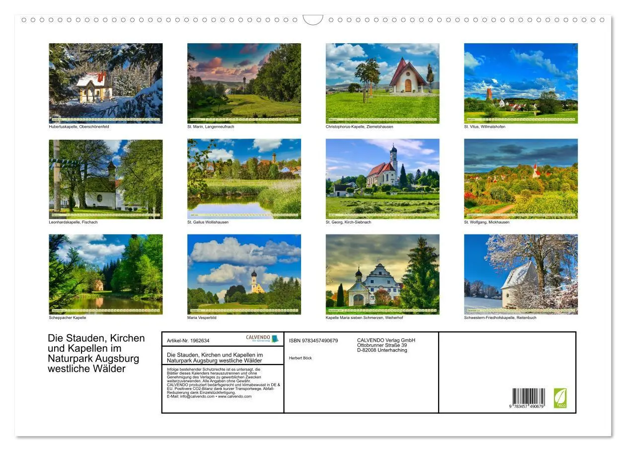 Bild: 9783457490679 | Die Stauden, Kirchen und Kapellen im Naturpark Augsburg westliche...